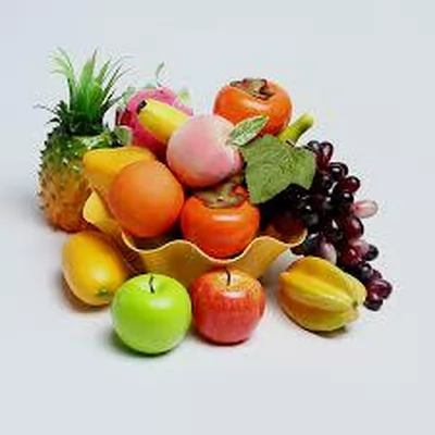 Искусственные фрукты, овощи, грибы, ягоды
